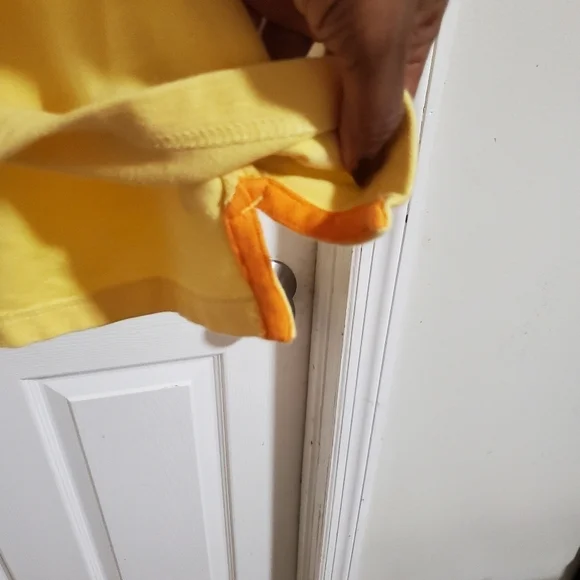 Vintage 90s Coogi Mens Yellow Polo Shirt Short Sleeves Cotton Size 3X - Picture 8 of 12